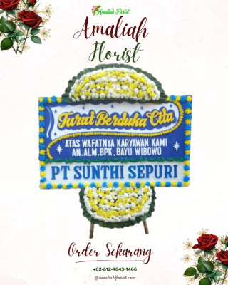 Papan Bunga Duka di Durian