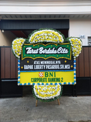 Papan Bunga Duka di Durian
