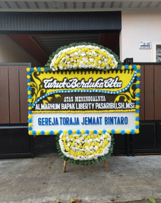 Papan Bunga Duka di Durian