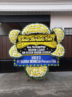 Papan Bunga Duka di Durian