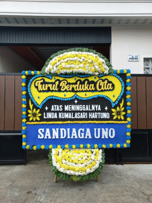 Papan Bunga Duka di Durian